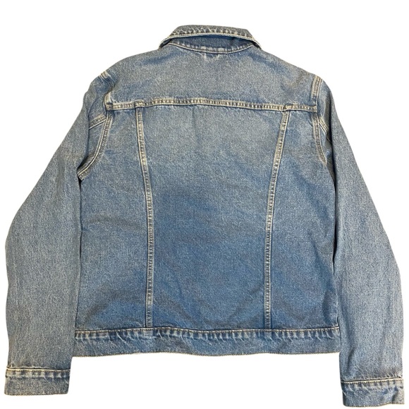 NWT Hudson Denim Long Sleeve Button Down Trucker Jacket L/XL - Picture 11 of 15